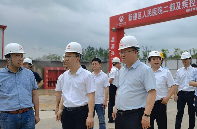 新建區(qū)委常委、常務(wù)副區(qū)長賈中強(qiáng)到新建區(qū)職業(yè)技術(shù)學(xué)校新校區(qū)建設(shè)項目、新建區(qū)人民醫(yī)院二部及疾控中心項目調(diào)研