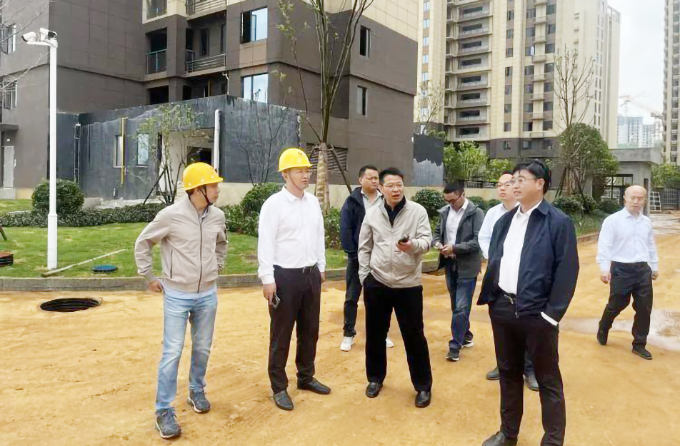 劉順保到杭州路項目、秦坊安置房項目調(diào)研