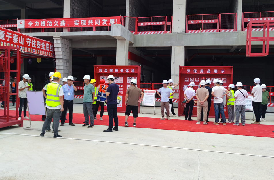 新建區(qū)人民醫(yī)院二部及疾控中心項(xiàng)目2024年江西省建筑施工安全生產(chǎn)標(biāo)準(zhǔn)化示范觀(guān)摩工地