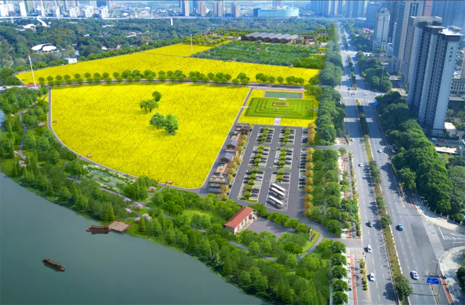 南昌市政建設(shè)集團(tuán)有限公司承建南昌市西湖區(qū)九洲公園稻香園及植物園建設(shè)項(xiàng)目破土動工
